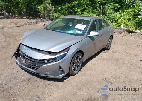 2021 Hyundai Elantra Sel z USA, uszkodzony, nr VIN 5NPLN4AG2MH025301